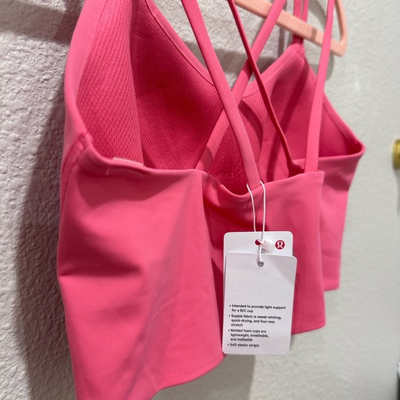 NWT Lululemon Like a Cloud Bra Long Line Pink Guava Sz 6 B/C Cup - Picture 9 of 12